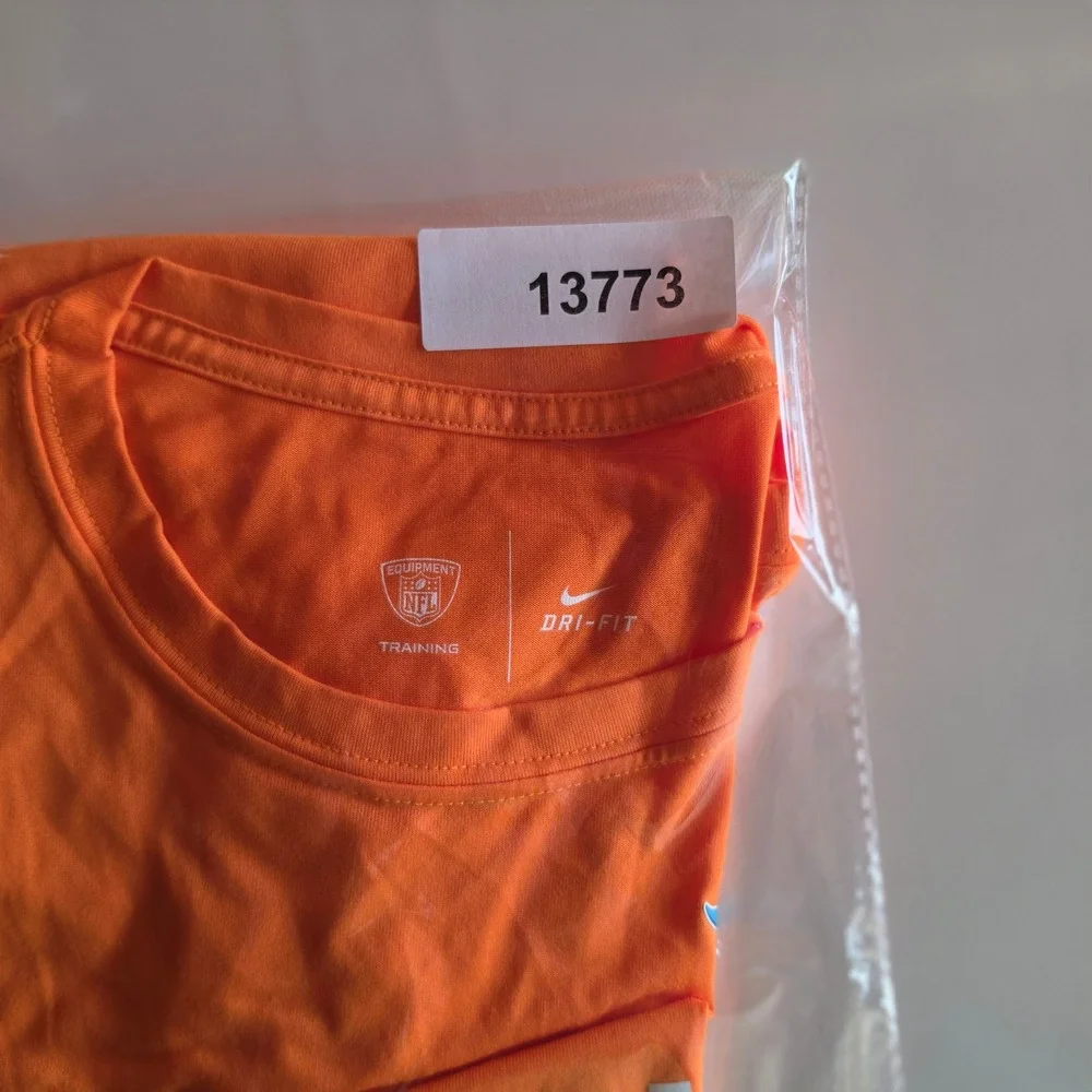 Nike Miami Dolphins NFL Training Dri-FIT Orange Graphic T-Shirt Mens XL